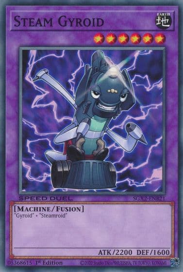 Steam Gyroid Speed Duel GX: Midterm Paradox Yu-Gi-Oh! card