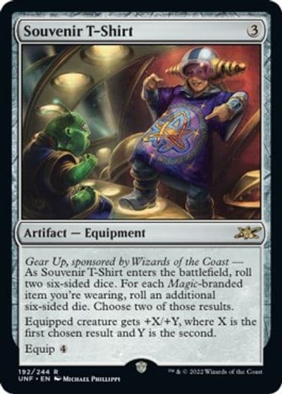 Souvenir T Shirt Unfinity Magic card