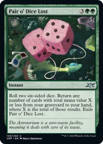 Pair o Dice Lost Unfinity Magic card