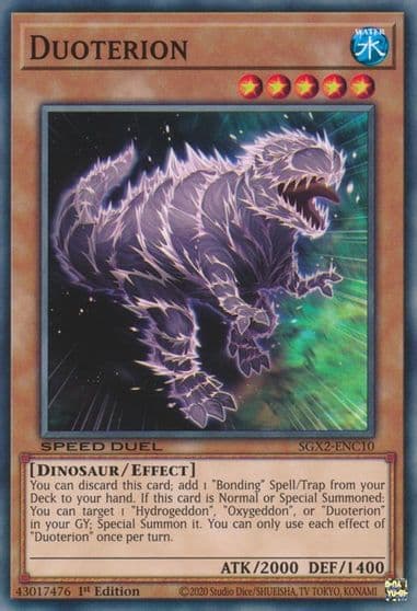 Duoterion Speed Duel GX: Midterm Paradox Yu-Gi-Oh! card