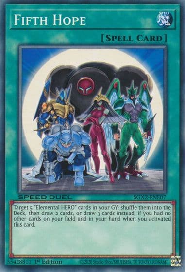 Fifth Hope Speed Duel GX: Midterm Paradox Yu-Gi-Oh! card