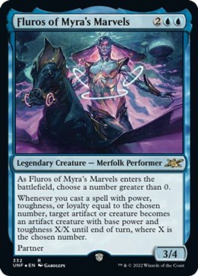 Fluros of Myras Marvels Galaxy Foil Unfinity Magic card