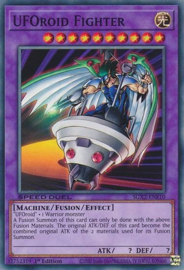 UFOroid Fighter Speed Duel GX: Midterm Paradox Yu-Gi-Oh! card