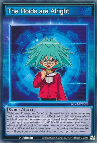 The Roids are Alright Speed Duel GX: Midterm Paradox Yu-Gi-Oh! card