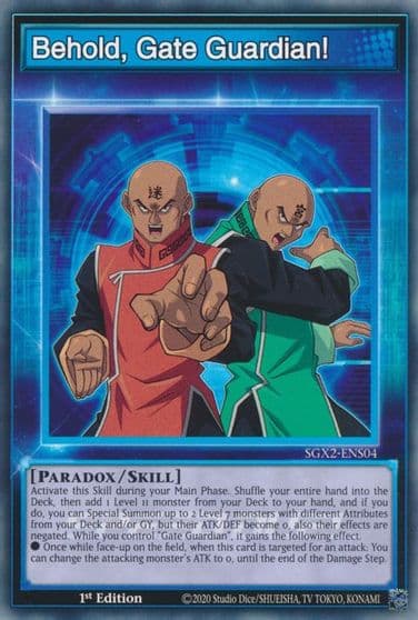 Behold Gate Guardian Speed Duel GX: Midterm Paradox Yu-Gi-Oh! card