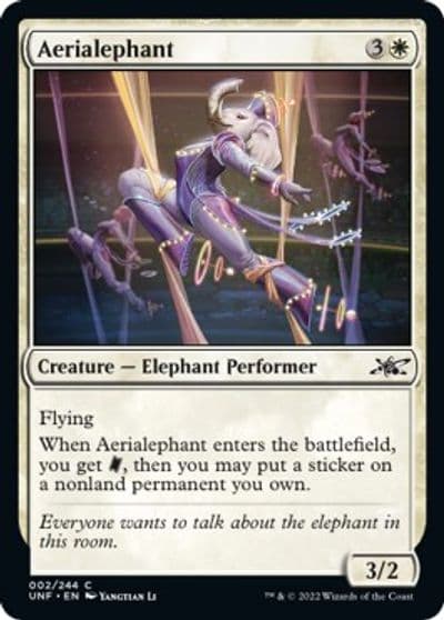 Aerialephant Unfinity Magic card