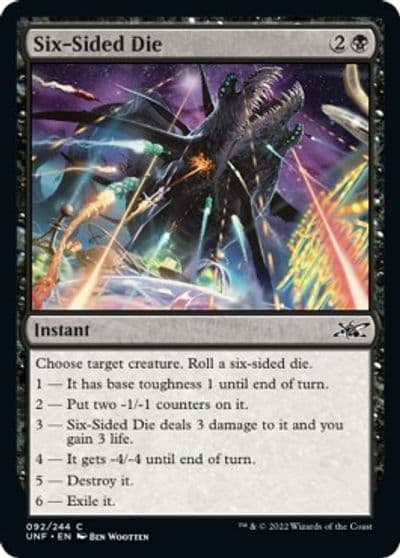 Six Sided Die Unfinity Magic card