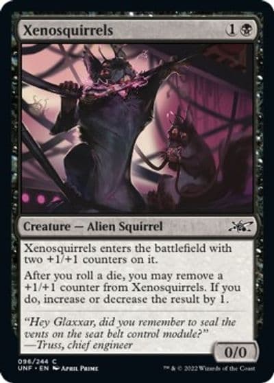 Xenosquirrels Unfinity Magic card