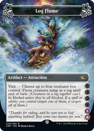 Log Flume 5 6 Unfinity Magic card