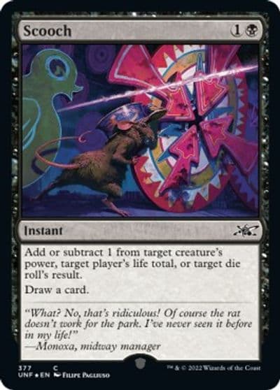 Scooch Galaxy Foil Unfinity Magic card