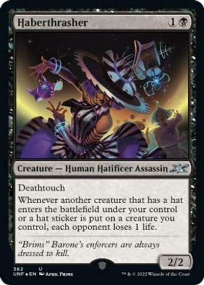 Haberthrasher Galaxy Foil Unfinity Magic card