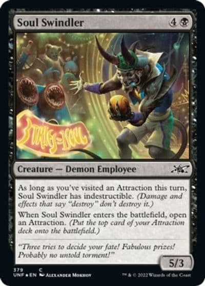 Soul Swindler Galaxy Foil Unfinity Magic card