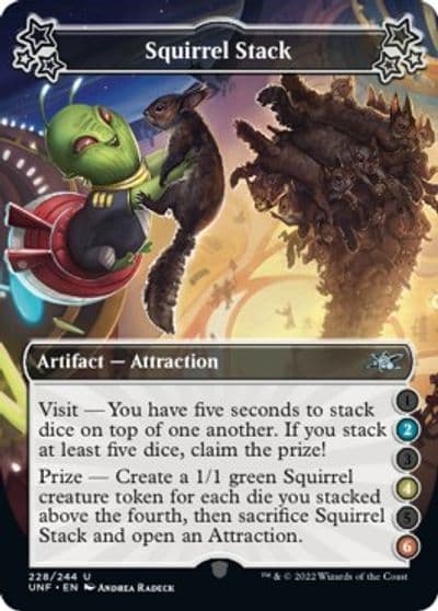Squirrel Stack 2 4 6 Unfinity Magic card