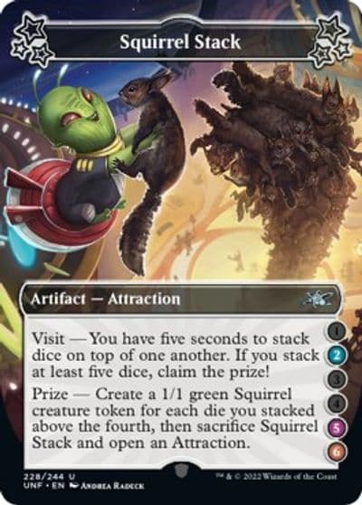 Squirrel Stack 2 5 6 Unfinity Magic card