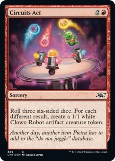 Circuits Act Galaxy Foil Unfinity Magic card