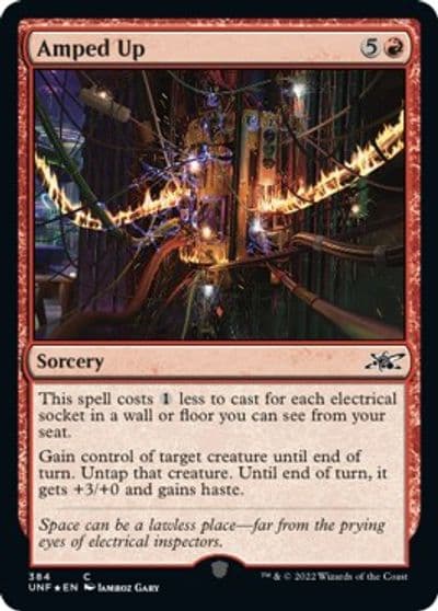 Amped Up Galaxy Foil Unfinity Magic card