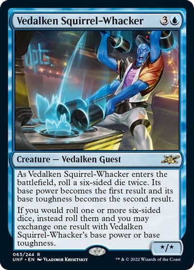Vedalken Squirrel Whacker Unfinity Magic card