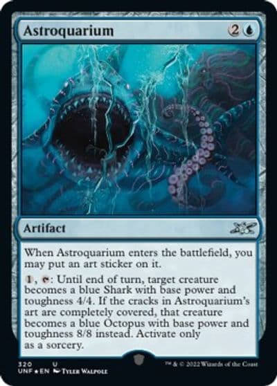 Astroquarium Galaxy Foil Unfinity Magic card