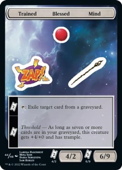Trained Blessed Mind Unfinity Magic card
