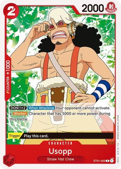 Usopp Starter Deck 1: Straw Hat Crew One Piece card