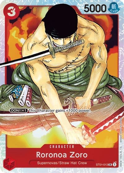 Roronoa Zoro Starter Deck 1: Straw Hat Crew One Piece card