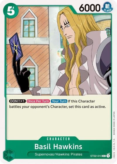 Basil Hawkins Starter Deck 2: Worst Generation One Piece card