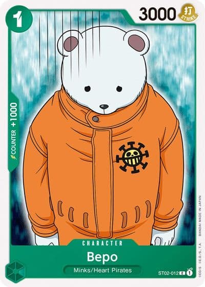Bepo Starter Deck 2: Worst Generation One Piece card