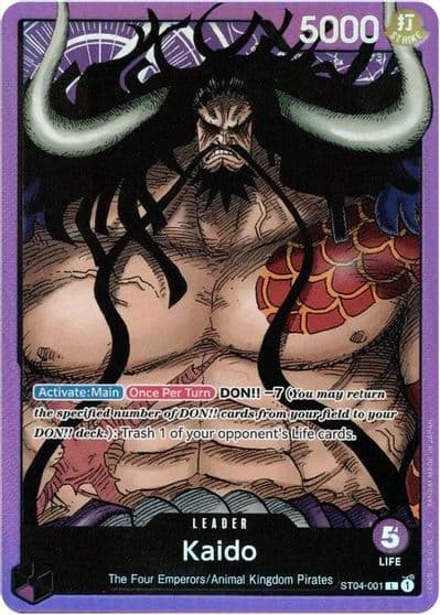 Kaido 001 Starter Deck 4: Animal Kingdom Pirates One Piece card