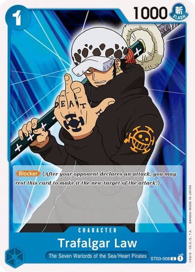 Trafalgar Law Starter Deck 3: The Seven Warlords of The Sea One Piece card