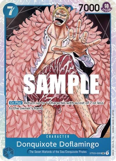 Donquixote Doflamingo Starter Deck 3: The Seven Warlords of The Sea One Piece card