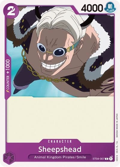 Sheepshead Starter Deck 4: Animal Kingdom Pirates One Piece card