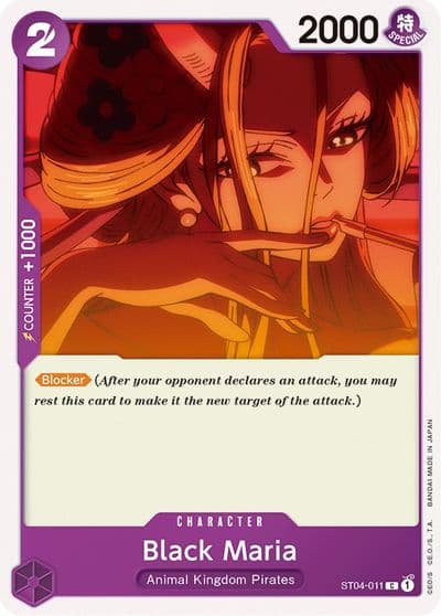 Black Maria Starter Deck 4: Animal Kingdom Pirates One Piece card