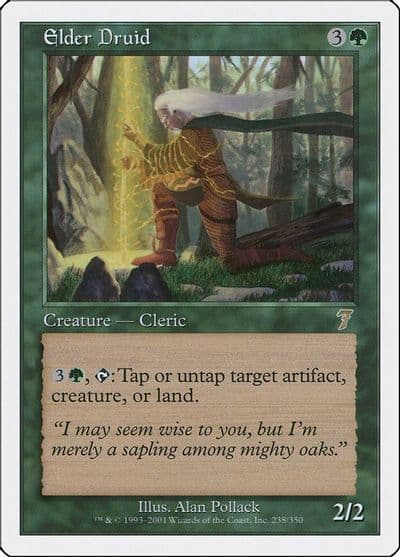 Elder Druid 7th Edition Magic card