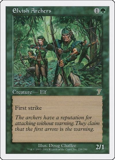 Elvish Archers 7th Edition Magic card