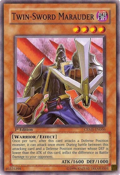 Twin Sword Marauder Crimson Crisis Yu-Gi-Oh! card