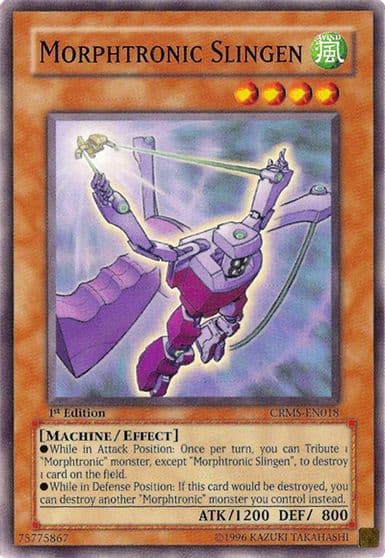 Morphtronic Slingen Crimson Crisis Yu-Gi-Oh! card