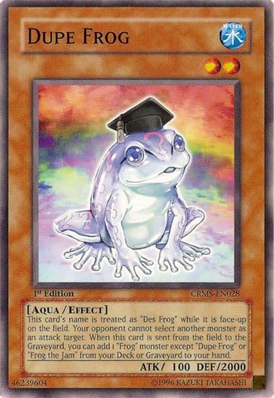 Dupe Frog Crimson Crisis Yu-Gi-Oh! card