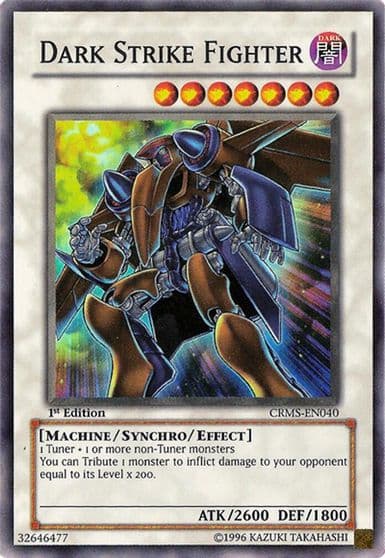 Dark Strike Fighter Crimson Crisis Yu-Gi-Oh! card