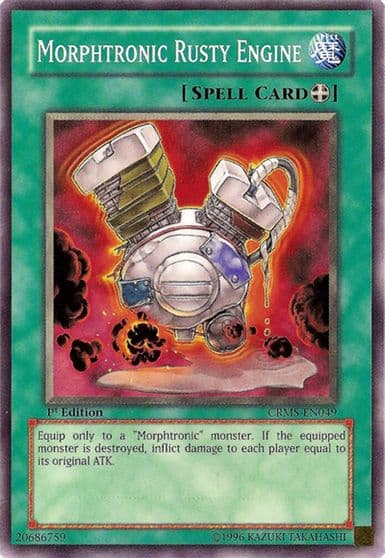 Morphtronic Rusty Engine Crimson Crisis Yu-Gi-Oh! card