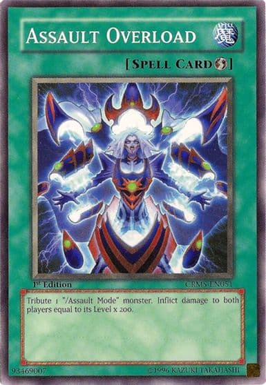 Assault Overload Crimson Crisis Yu-Gi-Oh! card