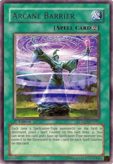 Arcane Barrier Crimson Crisis Yu-Gi-Oh! card
