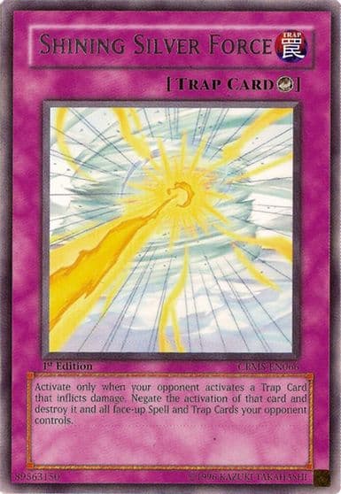 Shining Silver Force Crimson Crisis Yu-Gi-Oh! card