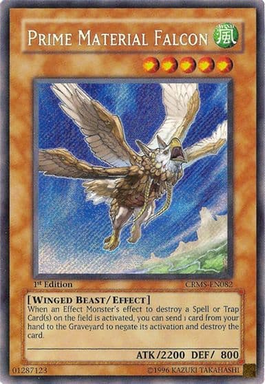 Prime Material Falcon Crimson Crisis Yu-Gi-Oh! card