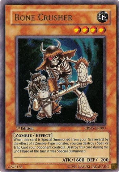 Bone Crusher Crimson Crisis Yu-Gi-Oh! card