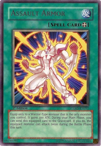 Assault Armor Crimson Crisis Yu-Gi-Oh! card