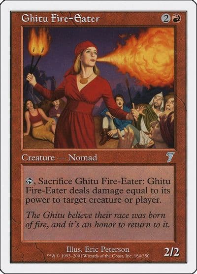 Ghitu Fire Eater 7th Edition Magic card