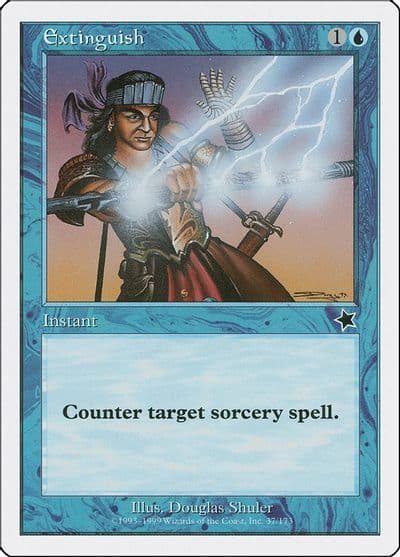 Extinguish Starter 1999 Magic card