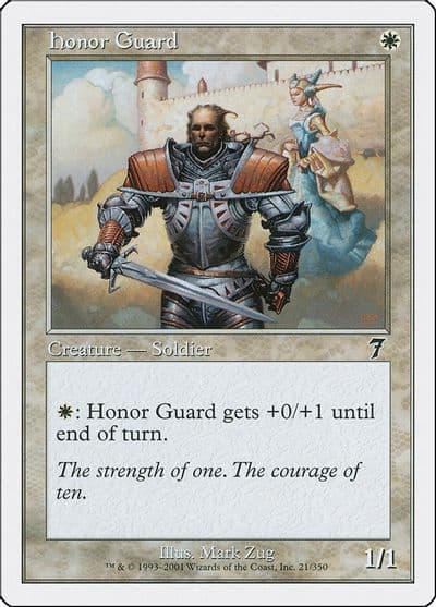 Honor Guard 7th Edition Magic card