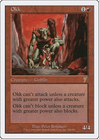 Okk 7th Edition Magic card