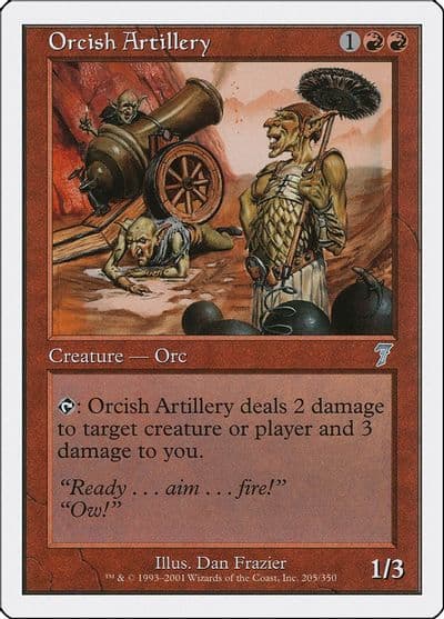 Orcish Artillery 7th Edition Magic card